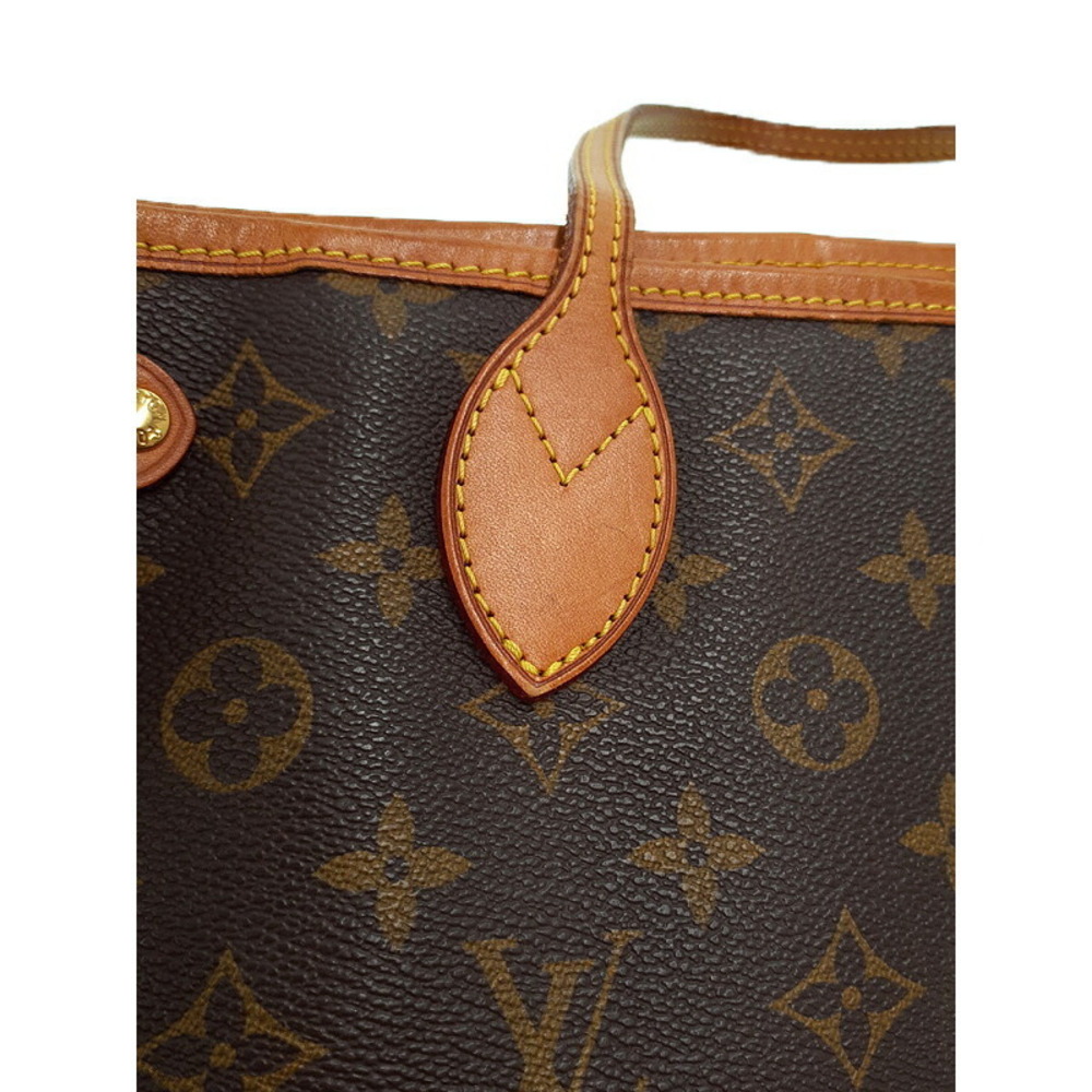 Louis Vuitton Monogram Leather Brown Neverfull Tote Bag - Picture 8 of 8